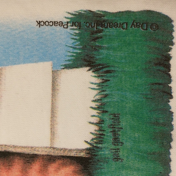 Vintage Tee Cat Humor Friends Don't Deadstock Unworn 90s Single Stitch Cotton T - Picture 4 of 7